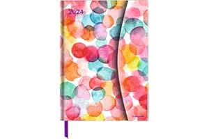 N NEUMANNVERLAGE Watercolours 2024 - Diary - Buchkalender - Taschenkalender - 16x22: Magneto Diary