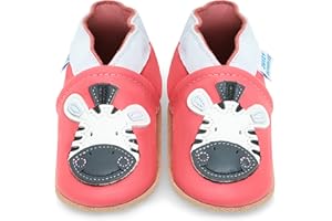 JUICY BUMBLES Scarpe Bambino in Morbida Pelle - Scarpine Neonato in Pelle con Suolla Scamosciata - Scarpe Primi Passi - Scarpette Neonato - Scarpe Bambina Ragazza Ragazzo …