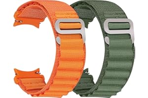 Runostrich Alpine Loop Pasek do zegarka, kompatybilny z Samsung Galaxy Watch 5/4 40 mm, 44 mm / Galaxy Watch 5 Pro / Galaxy Watch 4 Classic 42 mm / 46 mm, sportowy nylon Solo Titanium G-Hook, dla