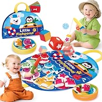 Jouet Sensoriel Montessori Pour Bébé 6-12 Mois - Tapis De Jeu 2-en-1 Avec Grange Et Véhicules En Peluche - Éveil Motricité Fine Et Créativité