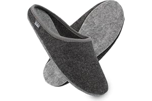 filsko® - Hausschuhe Herren - Hausschuhe Damen - Filzpantoffeln - perfekt bei kalten Fußböden - Dicke Filzlaufsohle - Federleicht nur 170g - 6 Farben - 36 EU bis 48 EU