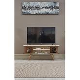 Arpelia Ahşap Tv Sehpası 150X35X58 Cm Kapaksız 1 Orta Raflı &Ccedil;ok Renkli