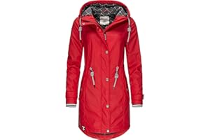 Peak Time Damen Regenjacke Regenmantel Jacke wasserdicht mit Kapuze L60042 XS-5XL