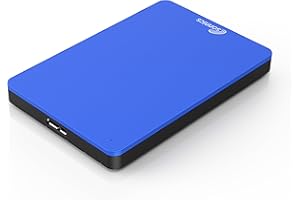 Sonnics Bolsillo 320Gb de 2,5" de Azul Disco Duro Externo Usb 3.0 Velocidad de Transferencia Súper Rápida Para Su Uso con Un Pc con Windows, Apple Mac, Smart Tv, Xbox One y Android TV Box Fat32