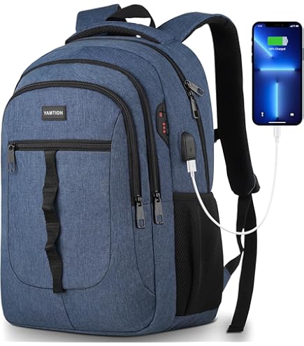 Sac À Dos Scolaire Sac À Dos Polyvalent 15,6 "Sac À Dos Portable Sac De Sport Noir 35L[u16224