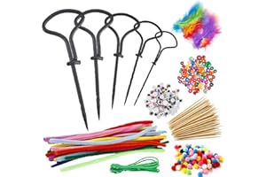 Gallop Chic Kastanienbohrer Bastelset Kastanien Bastelset, 287 tlg Kastanienmännchen DIY Set für Kinder, Handbohrer zum Basteln mit Kastanien