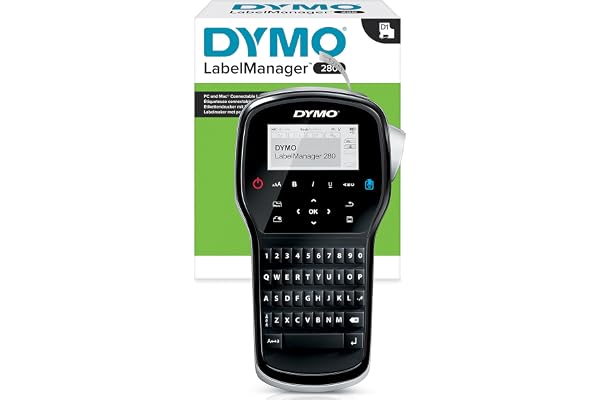 Dymo S0968960 LabelManager 280 Etiqueteuse de Bureau Portable Clavier QWERTY