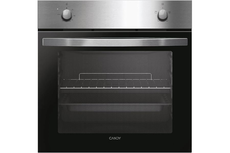 Candy Idea FIDCP X200, Horno Estático, 70L, 2400W, 1 Bandeja y 1 Rejilla, Limpieza Aquactiva, 4 Funciones, 2 Mandos Mecánicos