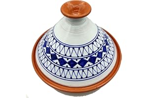 ETNICO ARREDO Tajine Pentola Terracotta Piatto Etnico Marocchino Tunisino XL 32cm 0907211207