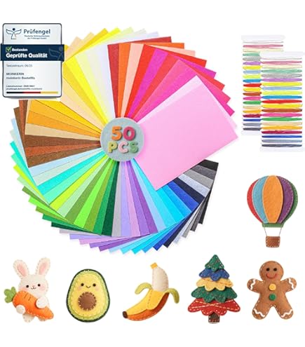 Vilt multipack 30 vel 20 x 30 cm pastel