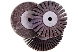 TronicXL Lamellenscheibe Messerschleifer Schleifmaschine Schleifgerät Lamellenschleifer lamellenschleifscheibe (150 x 40 x 14 mm KORN 100)