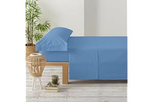 Degrees home Premium – Juego de Sábanas 90x190 cm 3 Piezas: Sábana Bajera Ajustable, Encimera y Funda de Almohada 90X45 – Microfibra Cepillada, Suave, Oeko-Tex Certificado
