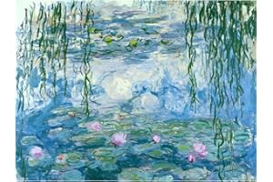 YSCOLOR Diamond Painting Claude Monet Nénuphars Broderie Mosaïque Motif Mur Art Diamant Peinture Pour Salon Maison Mur Art 30X40cm