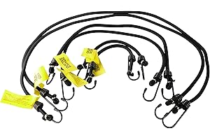 Savage Island Bungee Corde Militare Variety Pack - 2 x 30cm, 2 x 60cm, 2 x 100cm