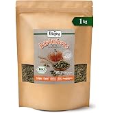 Biojoy Organic Pumpkin Seeds, Peeled, Raw and Unsalted, 1 kg | From China, natural, ideal for eating, making bread or choppin
