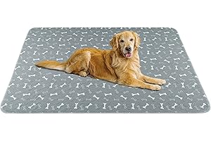 Baodan Waschbar Haustier-Urinunterlage, 152*122 cm Wiederverwendbare Welpenunterlagen Matte für Hunde, Schnell Absorbierend Puppy Pads für Hunde, Katzen, Meerschweinchen