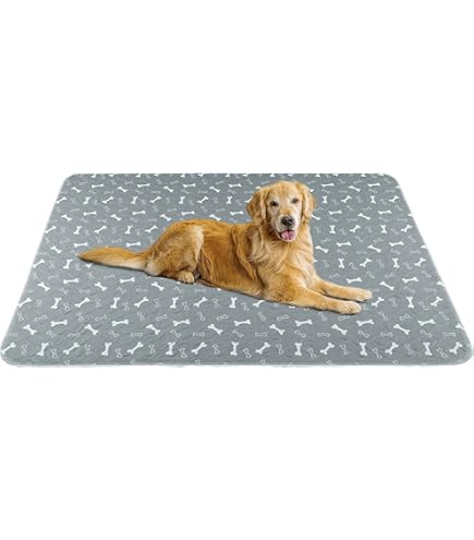 Wasbare plasmatten voor honden Herbruikbare puppy-hondentrainingpads Waterdichte werpkussens Absorberende huisdierentrainingsmat Deken met antislipbodem voor hondenkat (grijs M Wasbare plasmatten voor honden Herbruikbare puppy-hondentrainingpads Waterdichte werpkussens Absorberende huisdierentrainingsmat Deken met antislipbodem voor hondenkat (grijs M