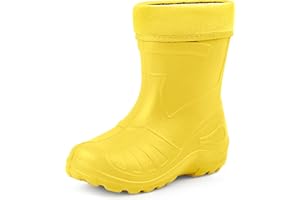 Ladeheid Gummistiefel Kinder federleichte und wasserdichte Eva Thermo Regenstiefel Gummistiefel gefüttert KL050
