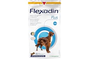 Vetoquinol Flexadin Plus Mangime Complementare Dietetico per Cani di Taglia Medio-Grande - 30 Tavolette - 150 gr