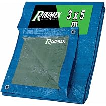 Telone impermeabile 7,5 x 3,5 m - Tela PVC 640 g/m² Avorio - Multiuso