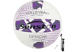 Senston Beach Volleyball Official Size 5 Soft Touche Volley Ball