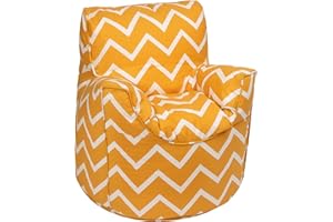 Ready Steady Bed Poltrona per bambini, pouf, comoda mobilia per bambini, morbida e sicura per bambini, per sala giochi, sedia ergonomica (zig zag)