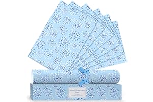 DERDUFT Scented Drawer Liners Gift Set, For Drawers Closets Wardrobe Dresser Shelf, Fresh Linen Scent, 6 Sheets