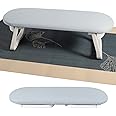 Diesisa Nail Arm Rest, Foldable PU Leather Nail Hand Rest For Nails Tech with PVC Table Mat, Soft Hand Rest for Acrylic Nails/Nail Hand Pillow for Manicure Salon Use