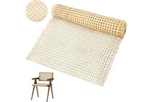 POFIBO Rattan Naturale Rotolo, 40cmx100cm Rattan Rotolo, Paglia di Vienna per Mobili, Sedia, Armadietto