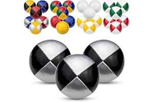 Juggle Dream Ensemble de 3 Balles de Jonglage Professionnelles avec Vidéo d'apprentissage en Ligne Gratuite, Parfaites pour Les Débutants et Les Experts