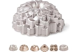 Erreke Gugelhupfform, Professionelle Qualität Kuchenform, Sehr Widerstandsfähig, Doppelte Antihaftschicht, 2 Liter Kugelhupf 