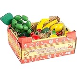 small foot 1646 fruit fruit sticks made of wood, ideal for role play, merchant shop, aunt Emma shop, from 3 years