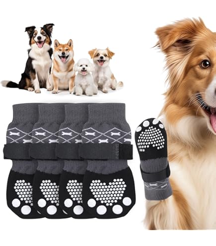 Watproofit Hundesocken 2 Paar - Anti-Rutsch Socken Für Hunde
