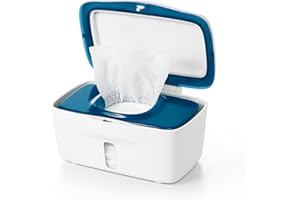 OXO Tot Perfect Pull Wipes Dispenser, Navy, 1 Count (Pack of 1)