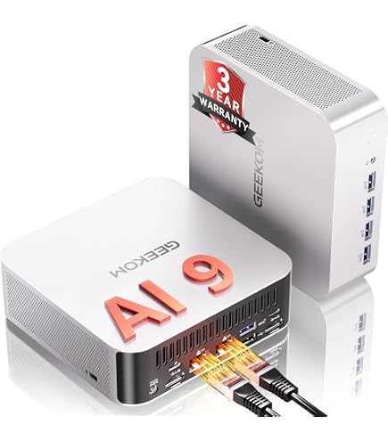 GEEKOM A9 Max AI Mini PC with AMD Ryzen AI 9 HX 370 (80 TOPS