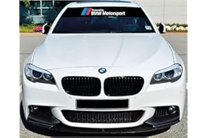 ProVinilos Parasol Luna Delantera, Compatible con Modelos BMW Motorsport, Cristal Delantero en Pegatina 130x21cm, Laminado Extra, Gran duravilida