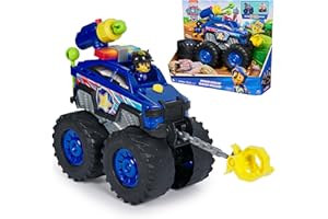 PAW PATROL Rescue Wheels - Chases Deluxe Monstertruck mit Geschoss-Abwurf, motorisierter Seilwinde, Lichtern & Geräuschen, Spielzeug für Kinder ab 3 Jahren
