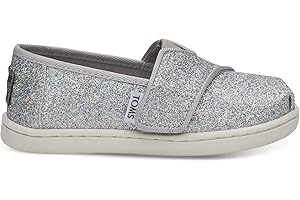 TOMS Women's Tiny Glitter Alpargata Loafer Flat