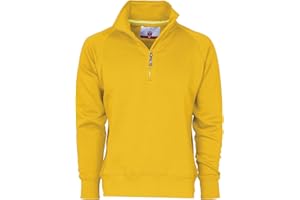 CHEMAGLIETTE! Felpa da Lavoro Maglia Felpata Cotone con Mezza Zip in Tinta Payper Miami +