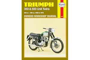 HAYNES Triumph 350 and 500 Unit Twins Owners Workshop Manual, No. 137: '58-'73