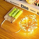 YCLFHOO Battery Fairy Lights,5 M 50 LED Battery Operated,String Lights Battery Operated With