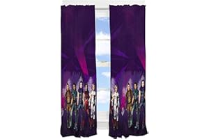 Franco Kinder-Fenstervorhang-Set, 208,3 x 160 cm, Disney Descendants 3