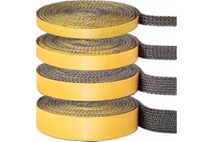 YOCCEK Kamindichtung Ofendichtband Selbstklebend Kamin Ofenrohr Dichtband Dichtung für Kaminofen Kamintür Smoker Ofendichtschnur Feuerfestes Dichtungsband (3mm x 20mm x 2m)