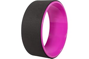 Fitvids Yoga-Rad zum Dehnen – Bequeme Unterstützung für Posen und Rückenbeugen, mehrere Farben