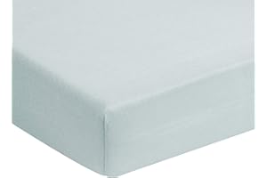 Träumeland TT04163 Spannbetttuch TENCEL mint, 60 x 120 + 70 x 140 cm, mehrfarbig