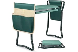 WISYOK Garden Kneeler Seat Heavy Duty Gardening Bench Stool