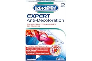 DR BECKMANN Lingettes Anti Décoloration Microfibre 25 Pièces