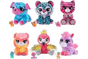 RAINBOCORNS Coco Surprise neonowa pluszowa zabawka, ultramiękki neonowy plusz, niespodzianka wypchane zwierzę, niemowlę, kolekcjonerska nakładka na ołówek niespodzianka w stożku (3 sztuki, style mogą się różnić)