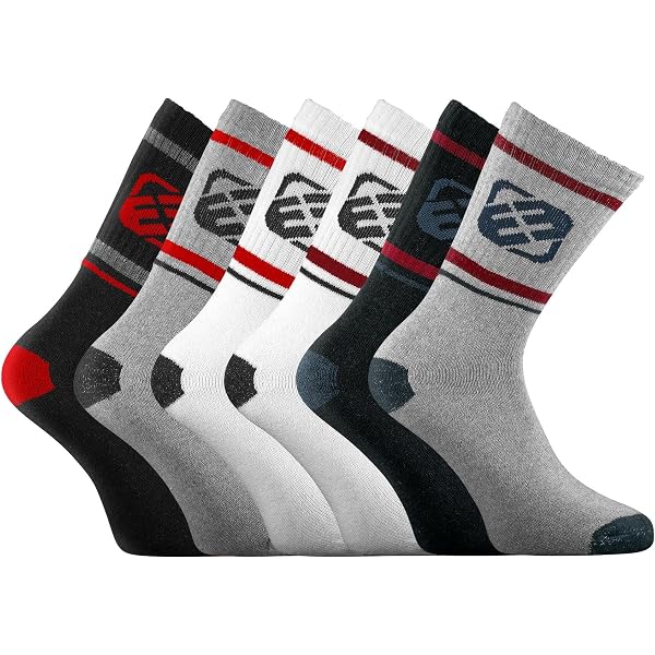 FREEGUN Herrensocken 6 Paar – Rutschfest, Atmungsaktiv, In Box