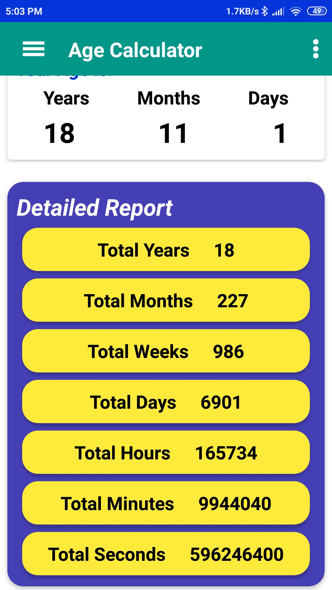 Age Calculator By Date Of Birth Amazon In Appstore For Android